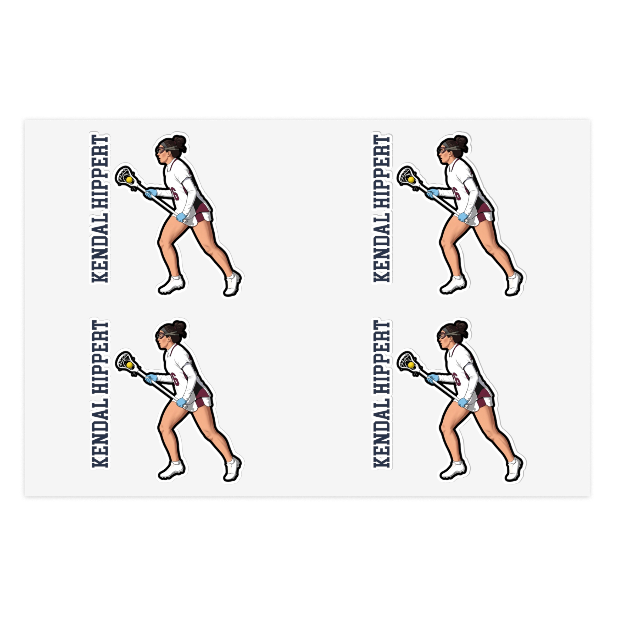 Sticker Sheet — character_name_vertical in Classic