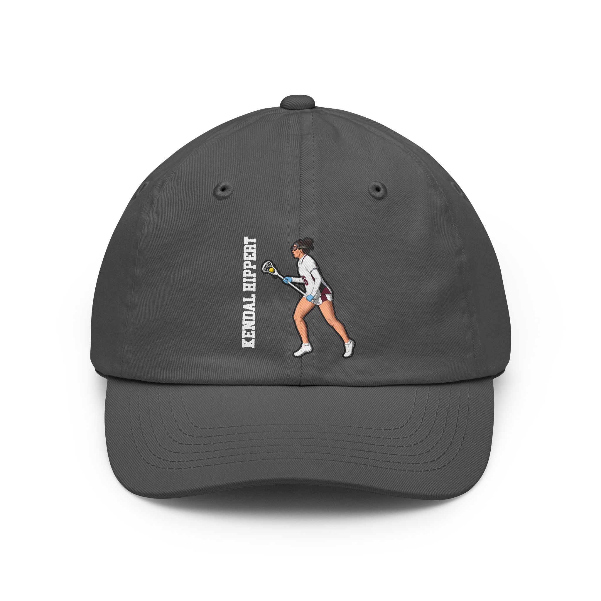 Classic Cap — character_name_vertical in Grey