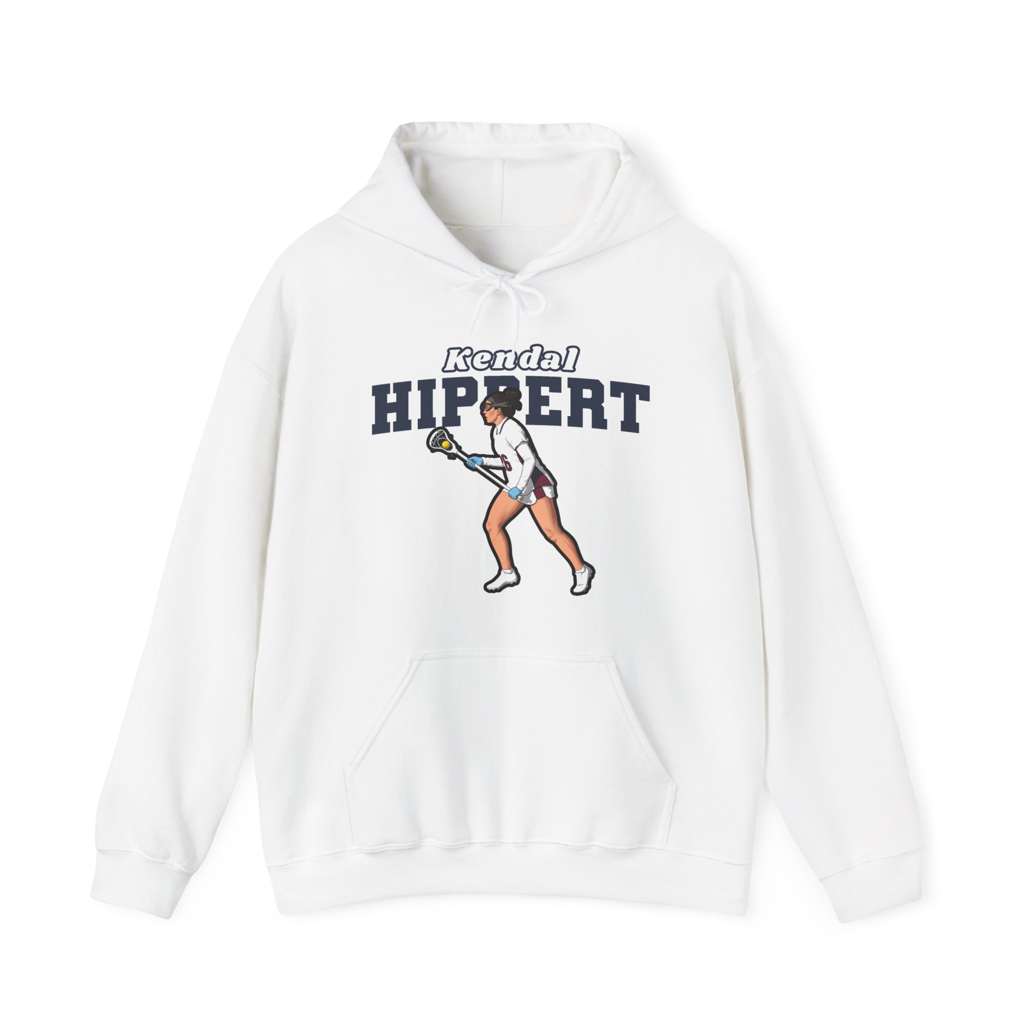 Hoodie — character_name_arch in White