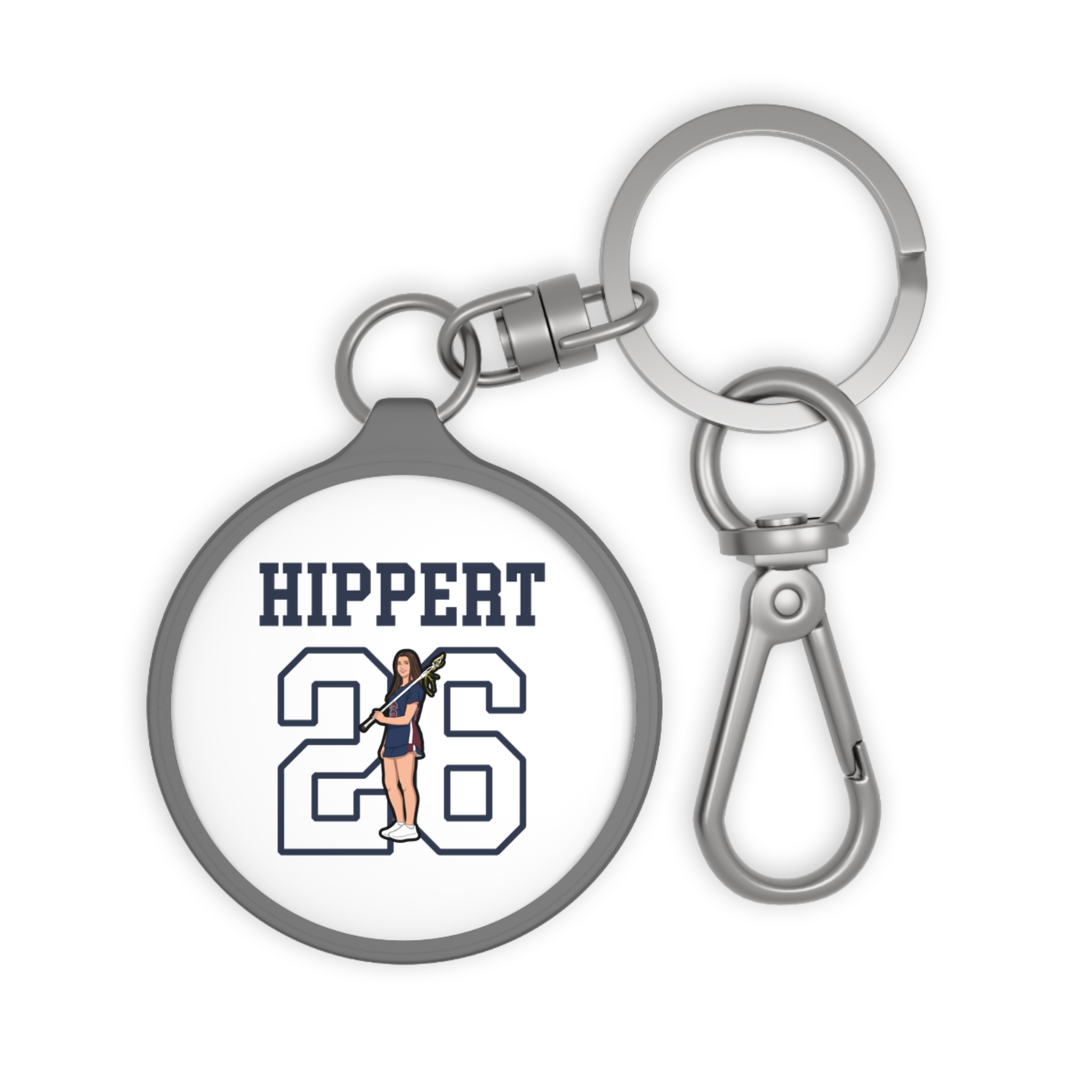 Keychain — character_shirsey in Grey