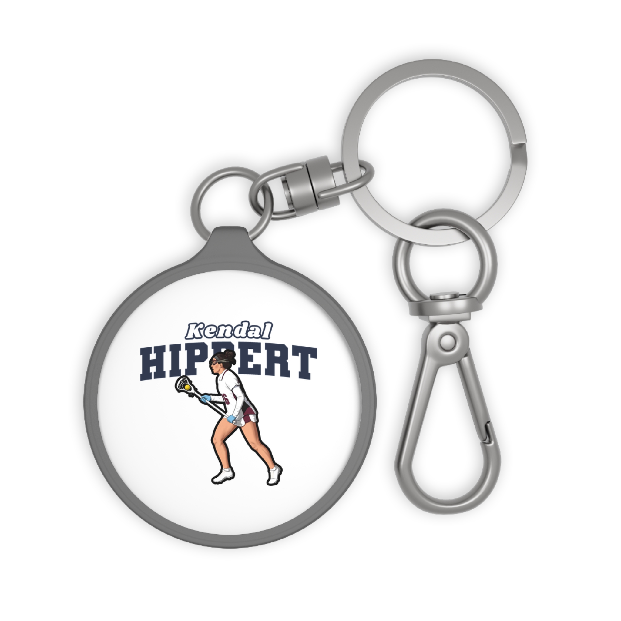 Keychain — character_name_arch in Grey