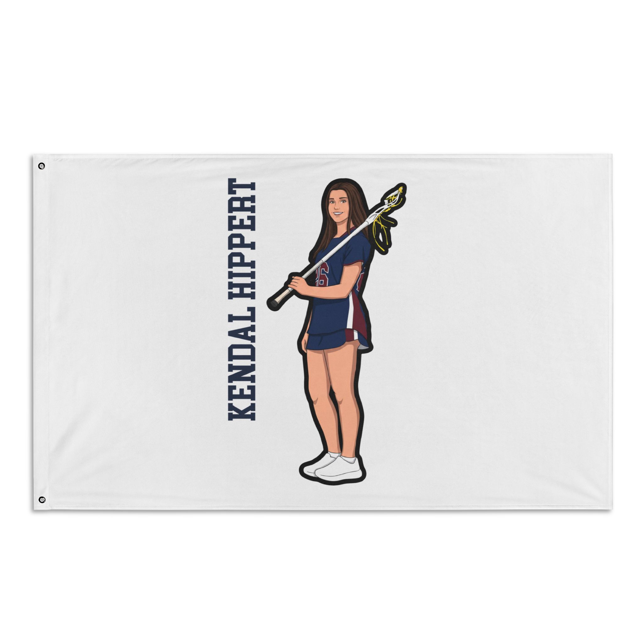 Flag (35 × 56 in) — character_name_vertical in Classic