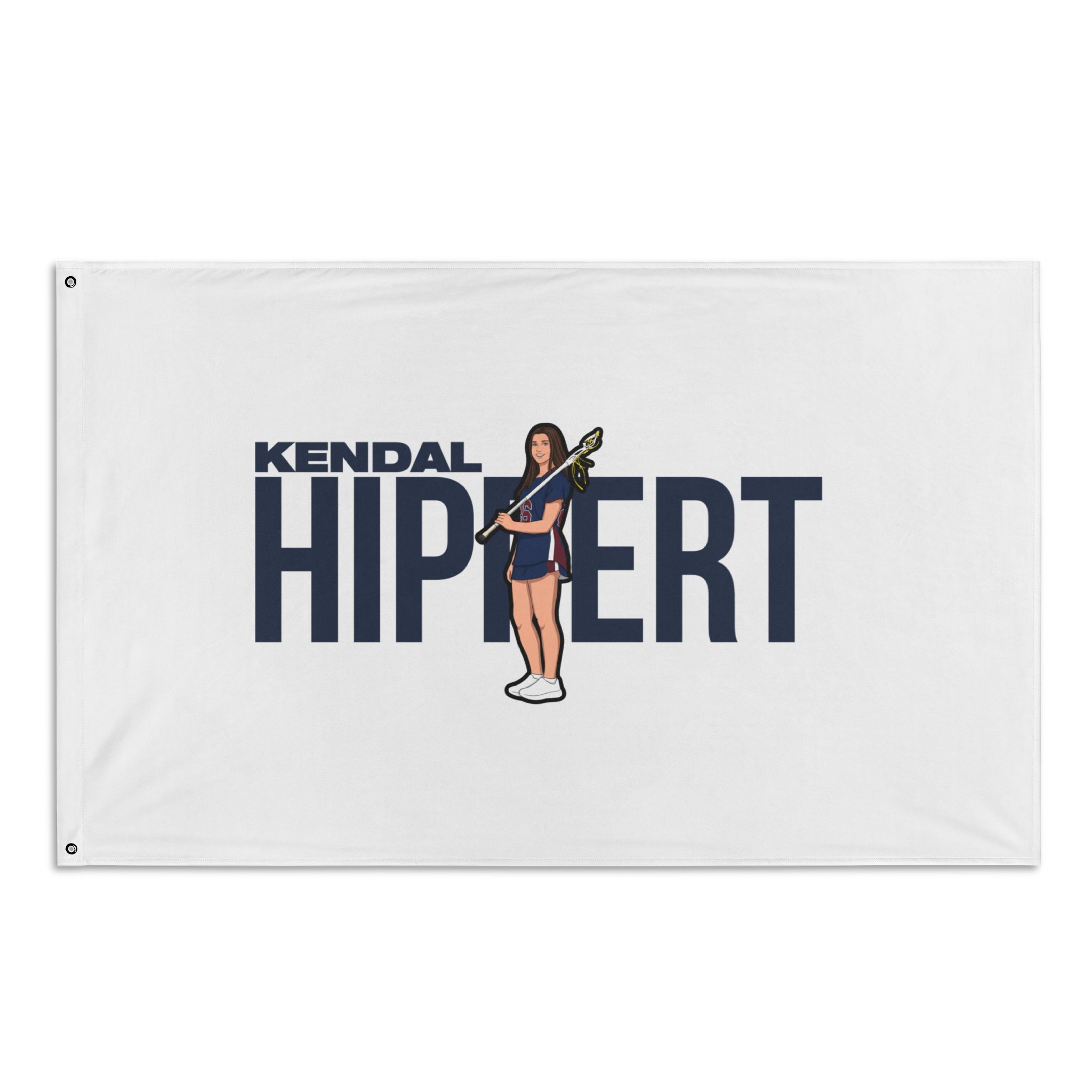 Flag (35 × 56 in) — character_player_name in Classic