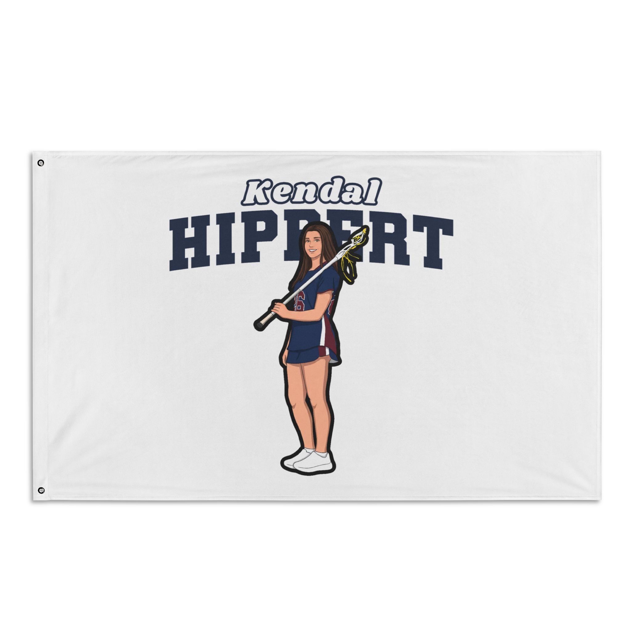 Flag (35 × 56 in) — character_name_arch in Classic