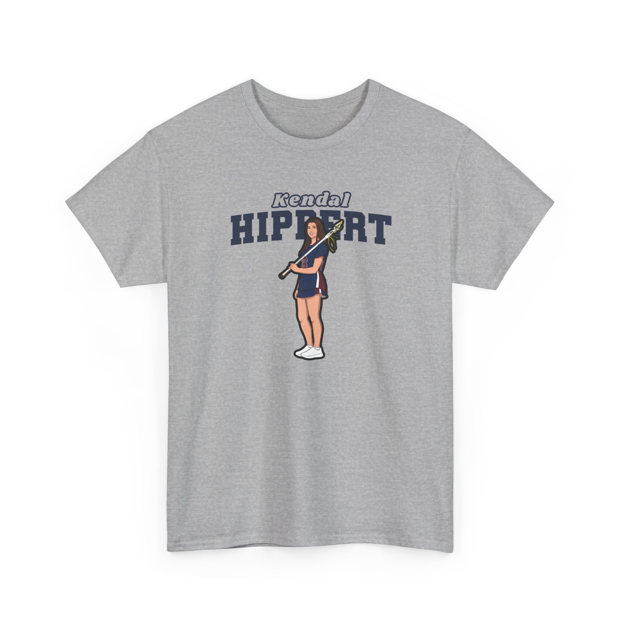 Tee — character_name_arch in Grey