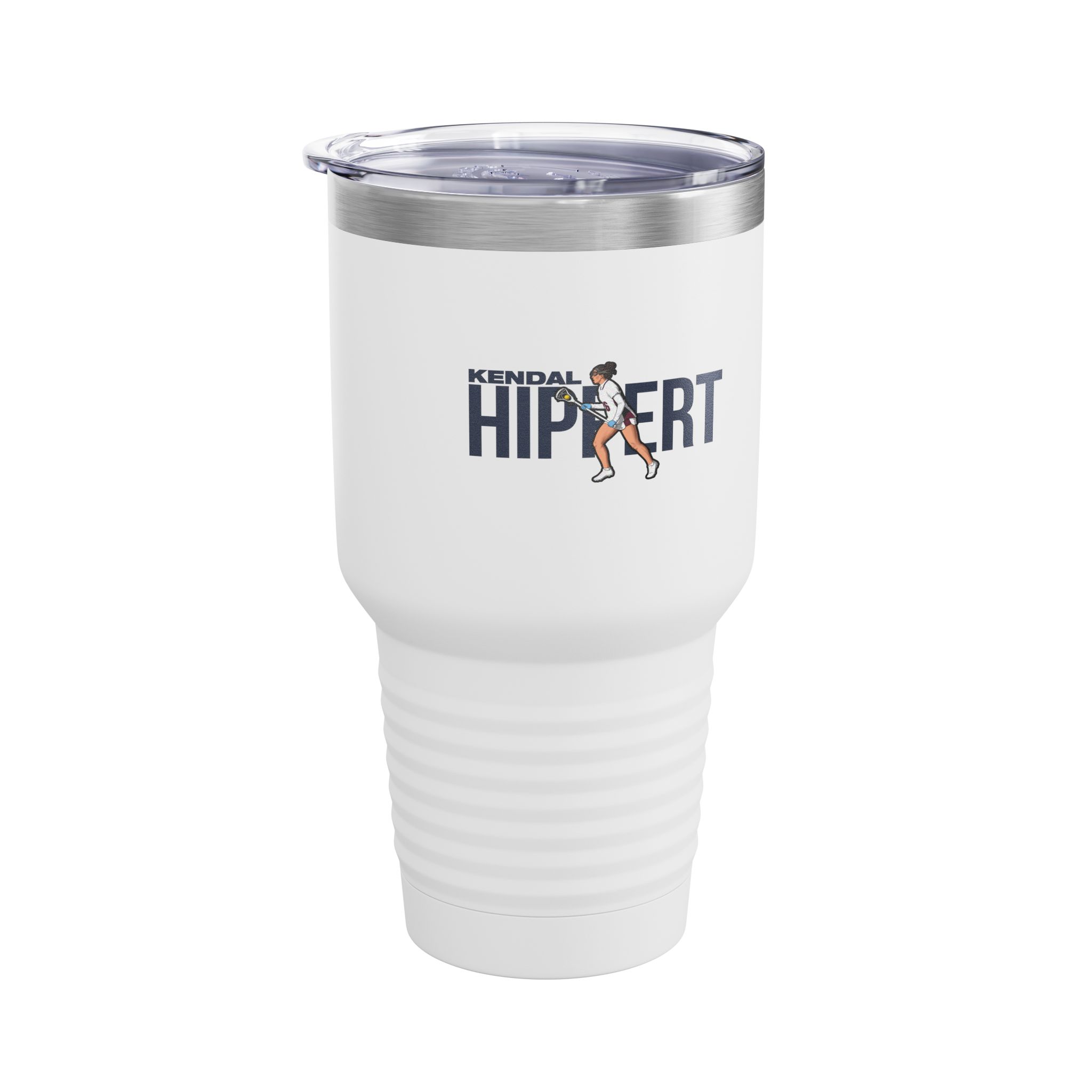30oz Tumbler — character_player_name in White
