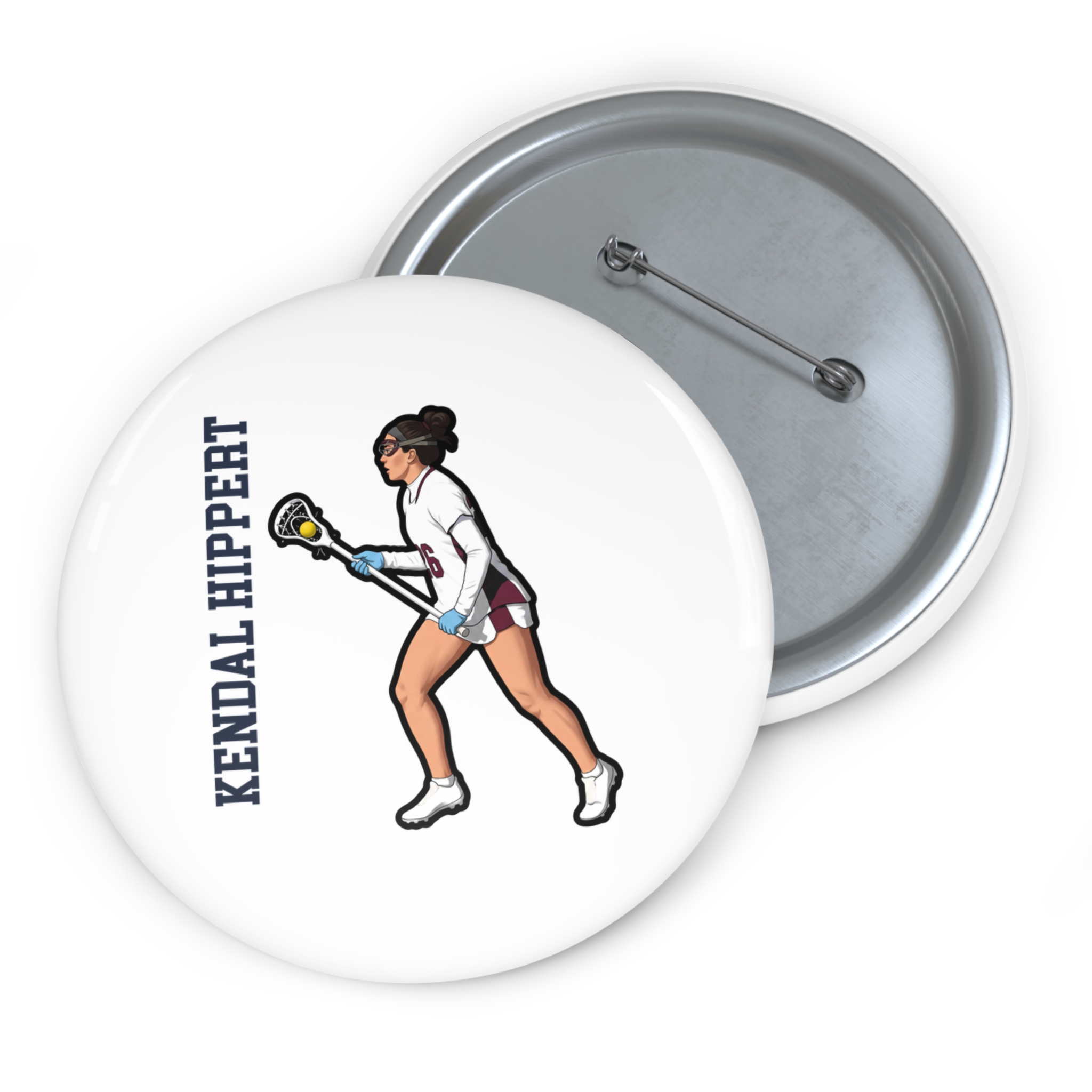 Game Day Pin — character_name_vertical in Classic
