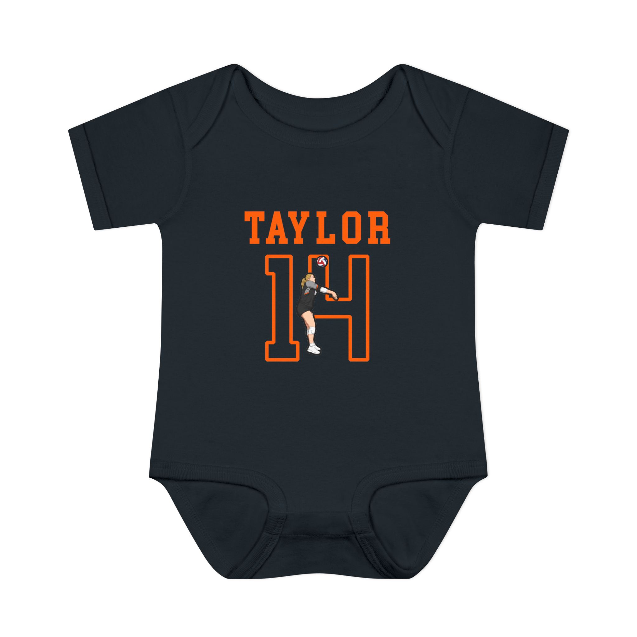 Baby Onesie — character_shirsey in Black