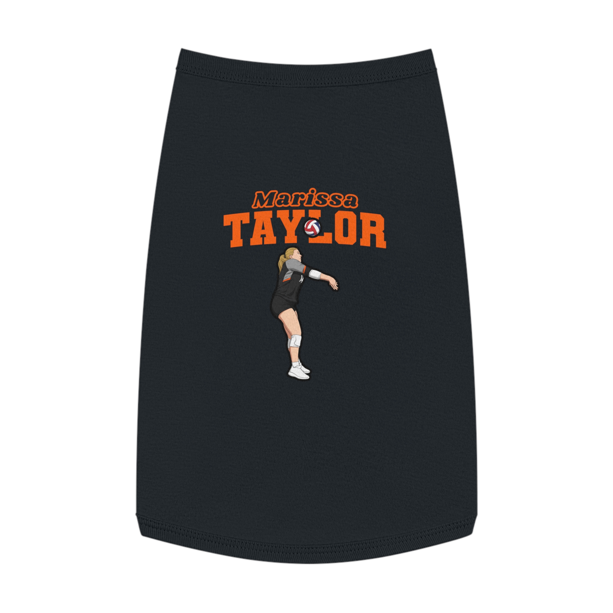 Pet Tank Top — character_name_arch in White