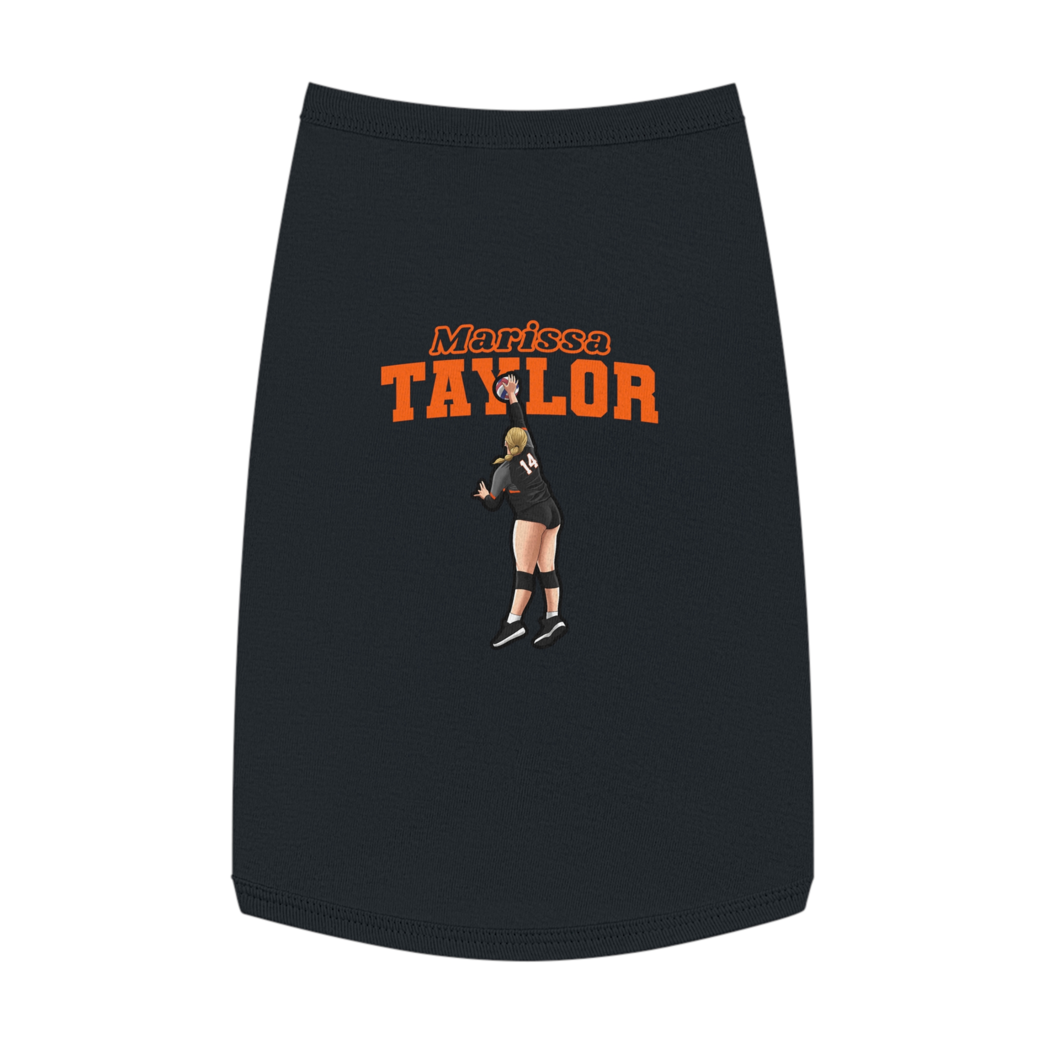 Pet Tank Top — character_name_arch in White