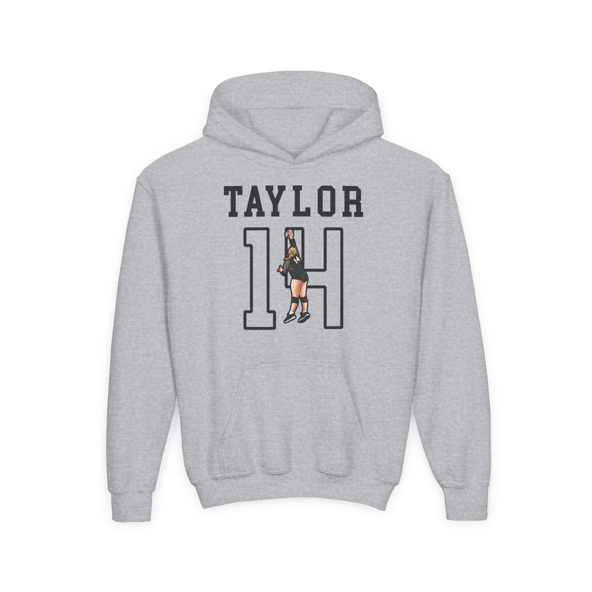 Youth Hoodie — character_shirsey in Grey