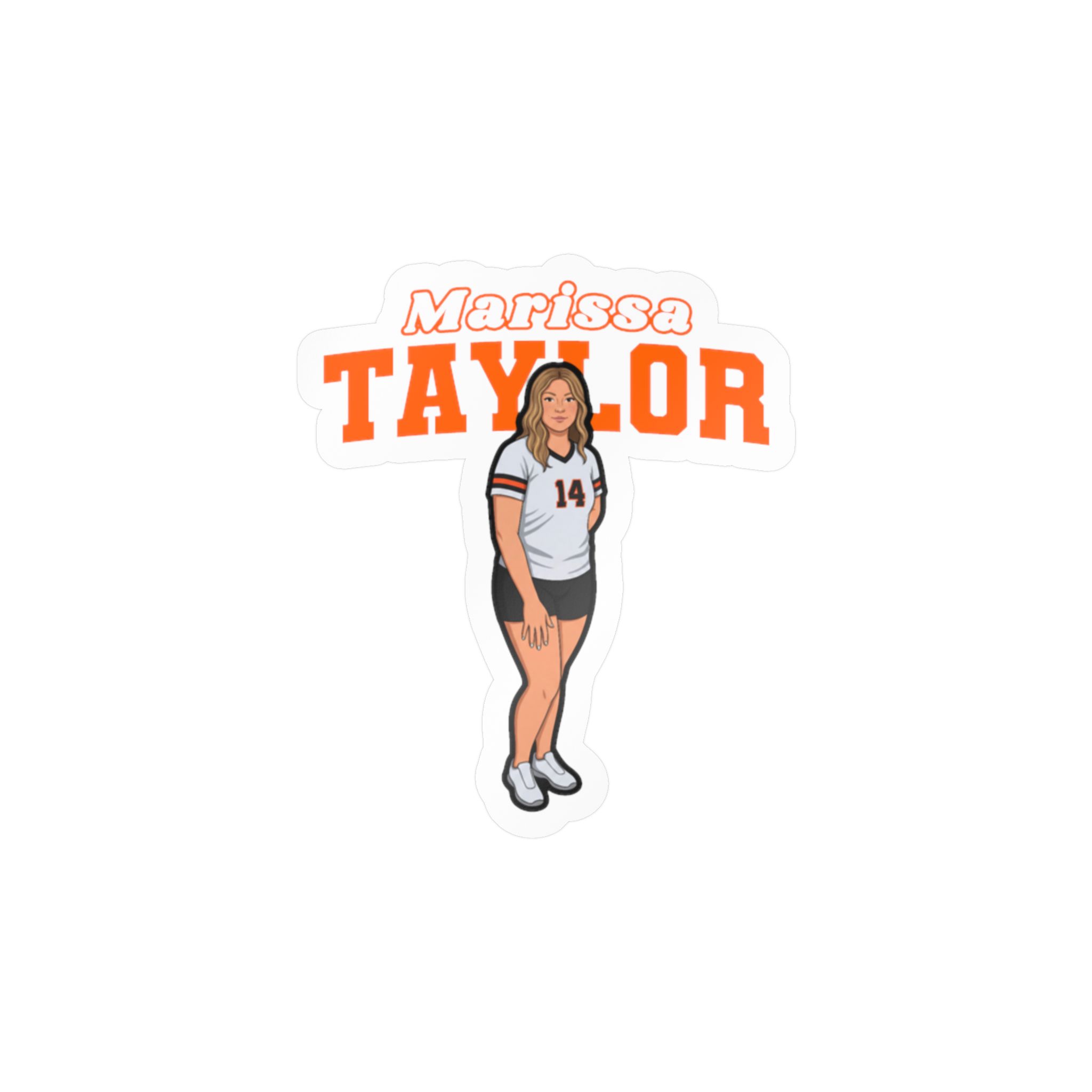 Vinyl Sticker — character_name_arch in Classic