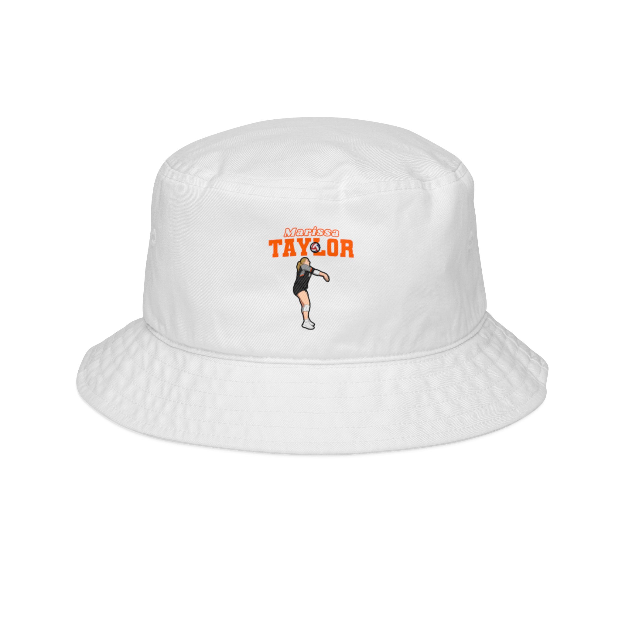 Bucket Hat — character_name_arch in White