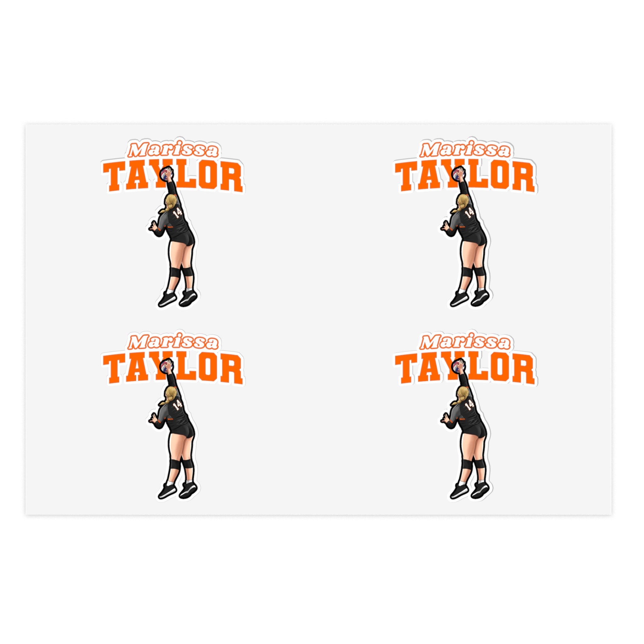 Sticker Sheet — character_name_arch in Classic