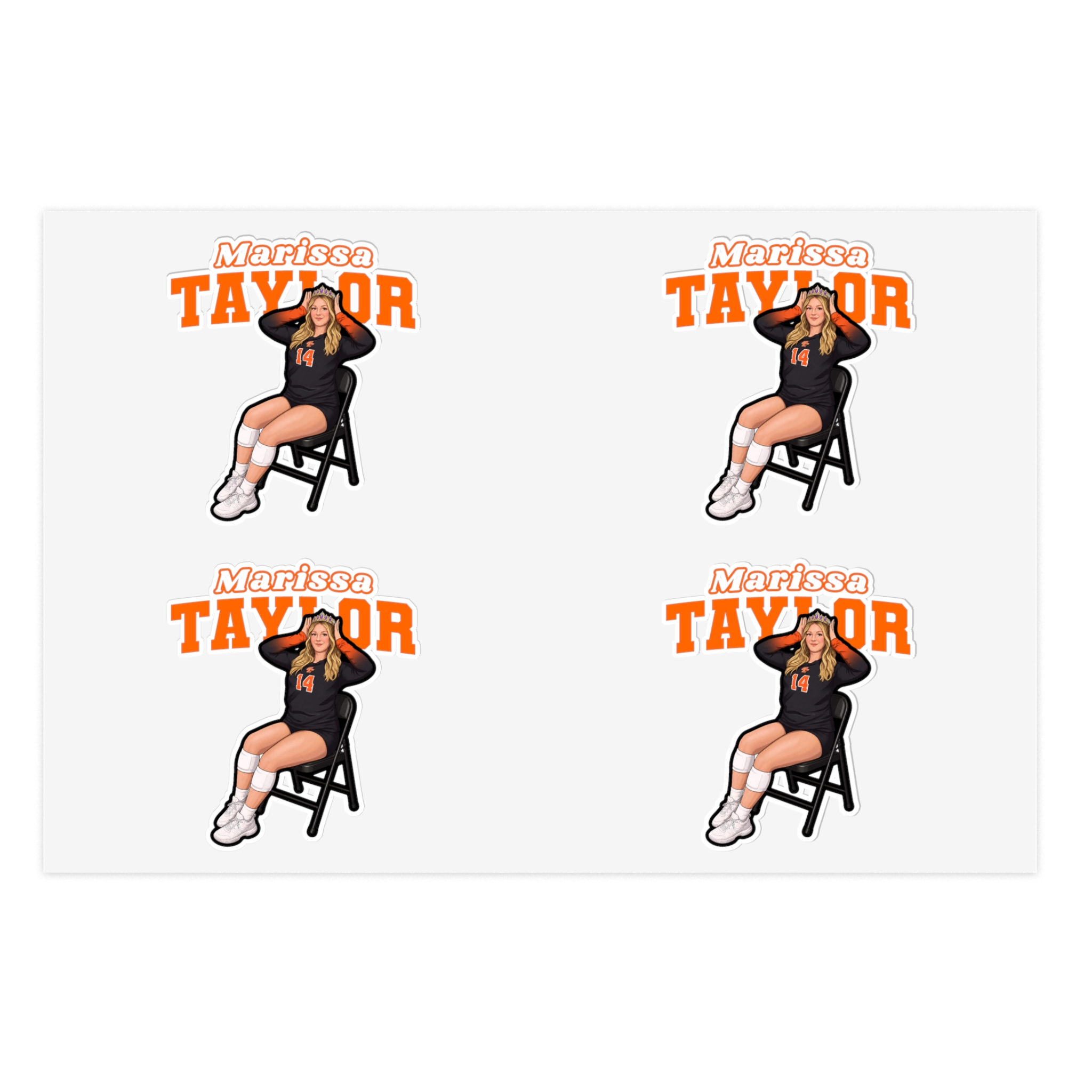 Sticker Sheet — character_name_arch in Classic