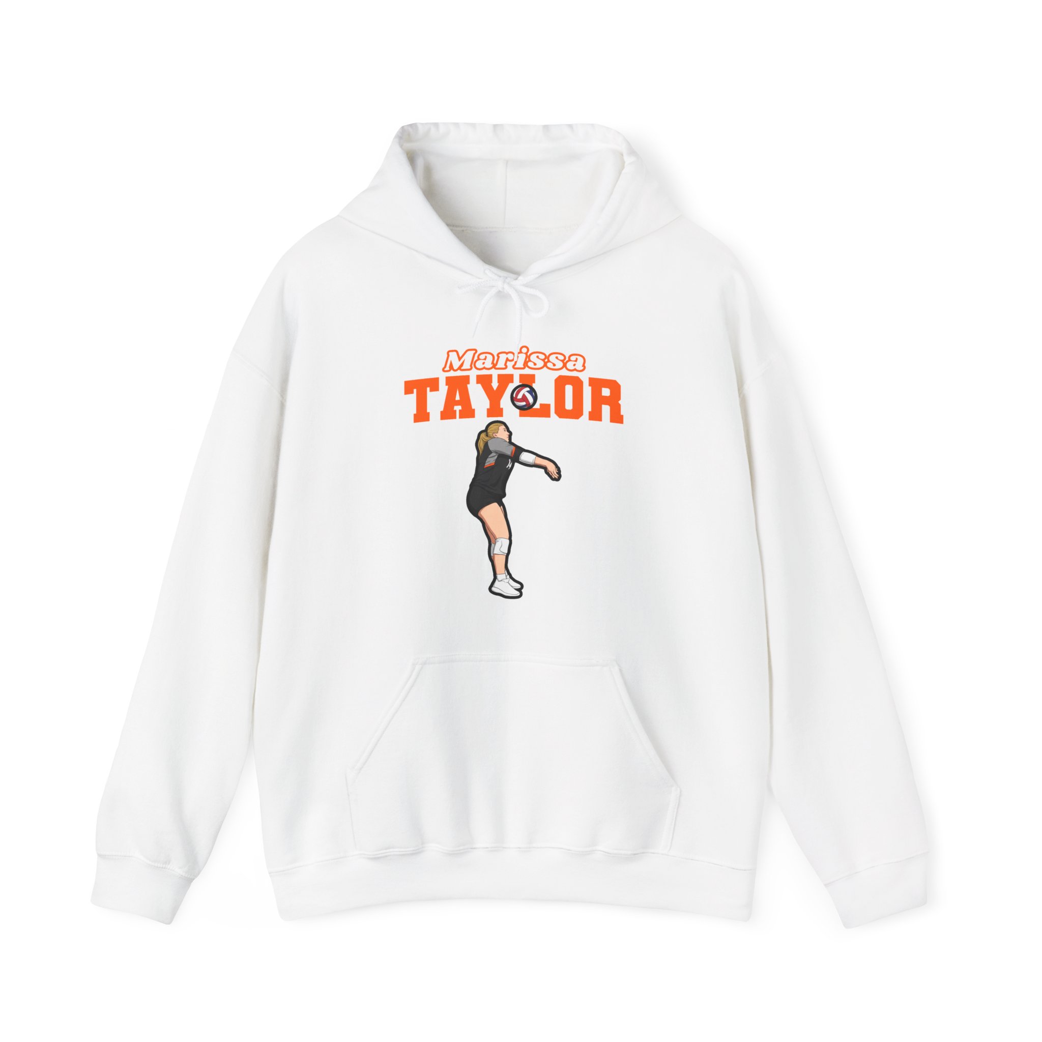 Hoodie — character_name_arch in White