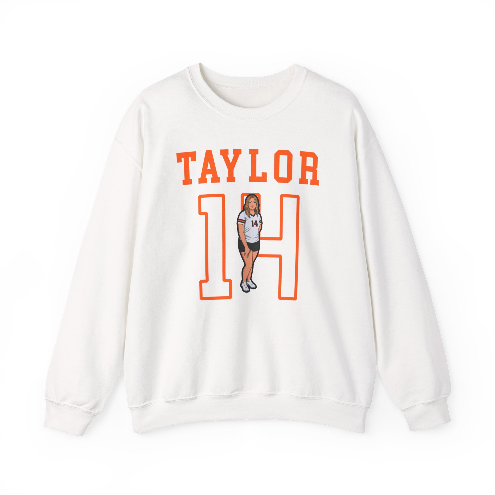 Crewneck Sweatshirt — character_shirsey in White