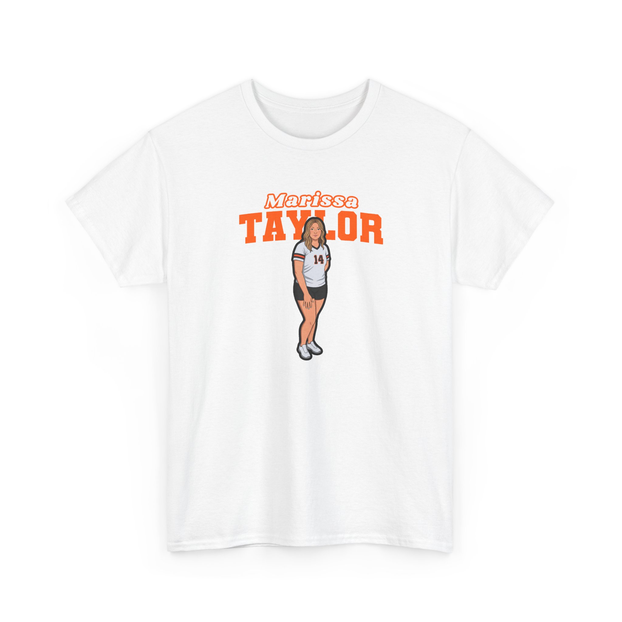 Tee — character_name_arch in White