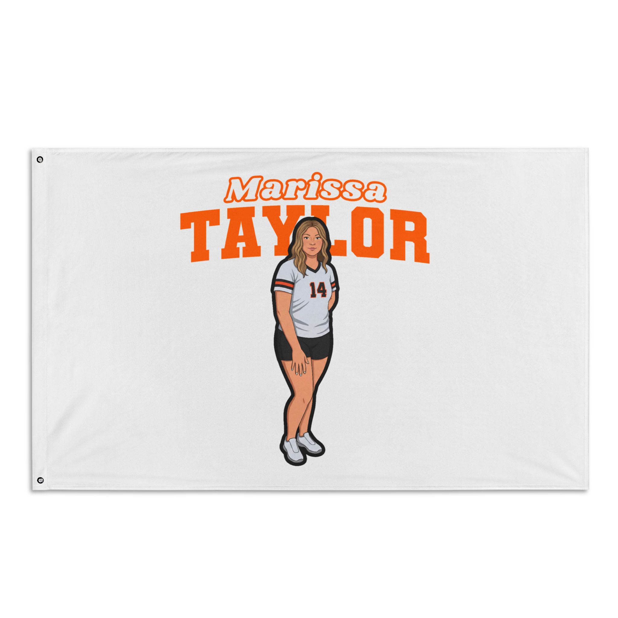 Flag (35 × 56 in) — character_name_arch in Classic