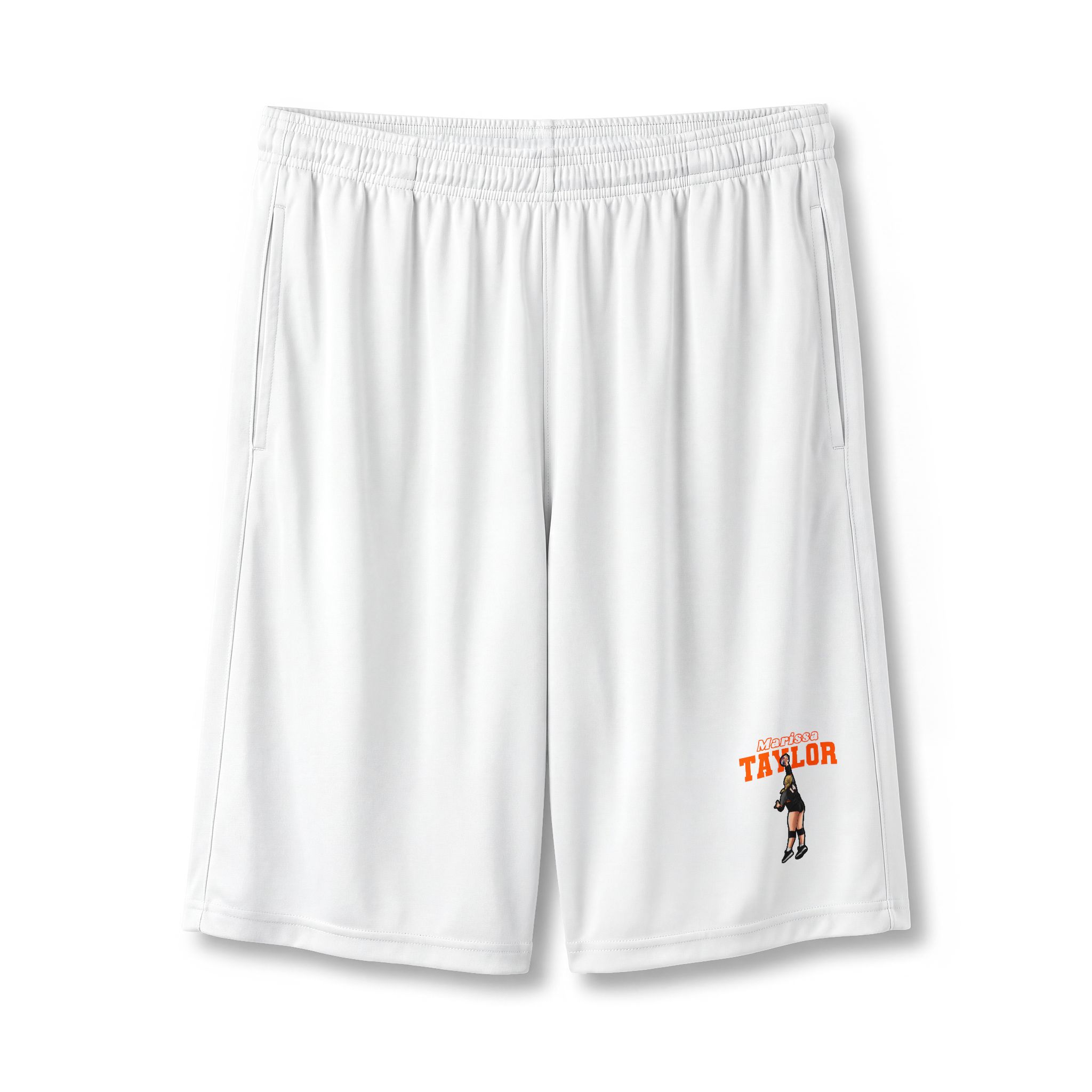 Shorts — character_name_arch in White