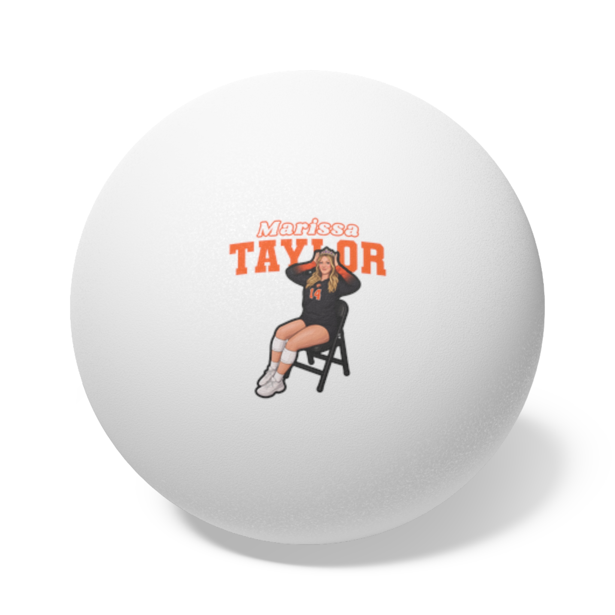 Ping Pong Balls, 6 pcs — character_name_arch in White