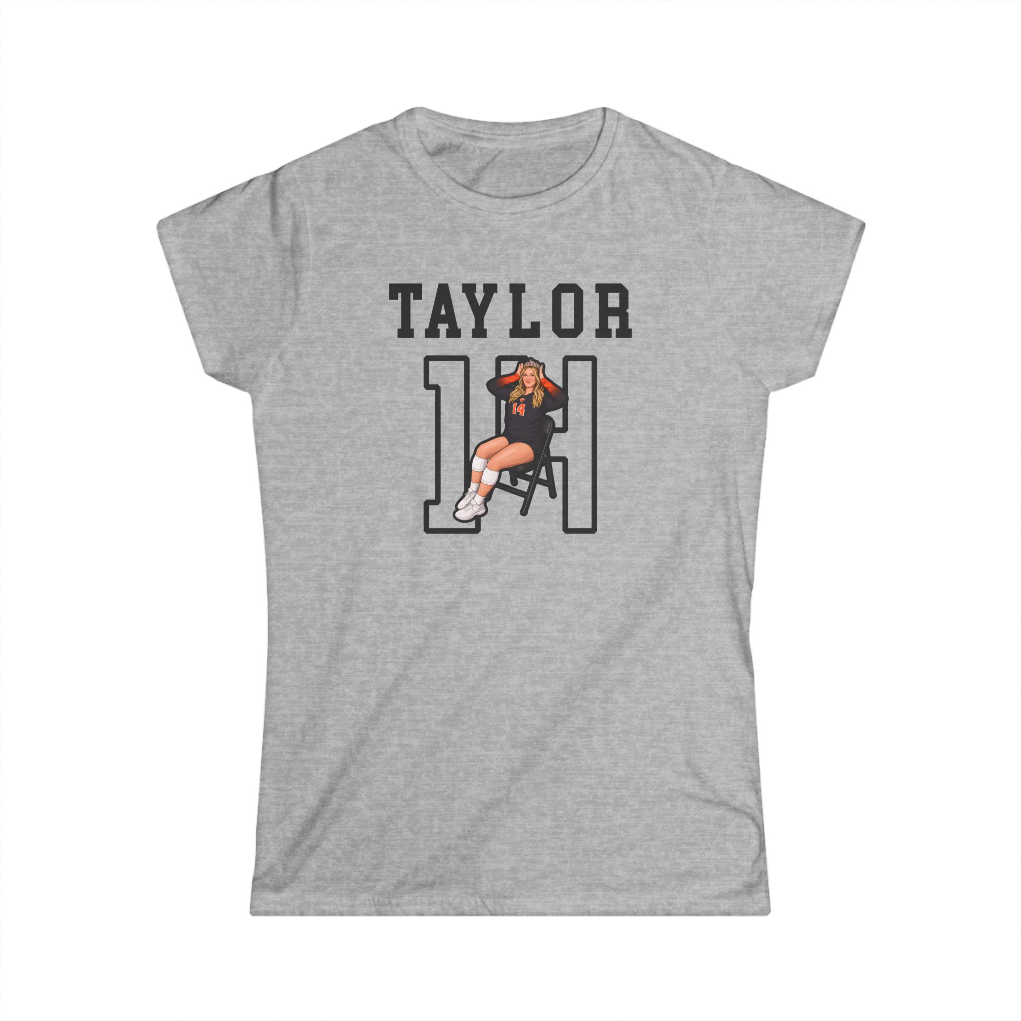 Women's Softstyle Tee — character_shirsey in Grey