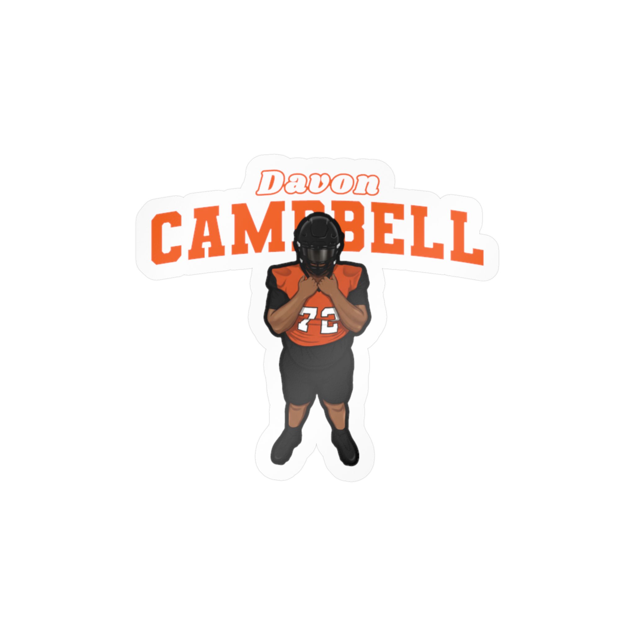Vinyl Sticker — character_name_arch in Classic