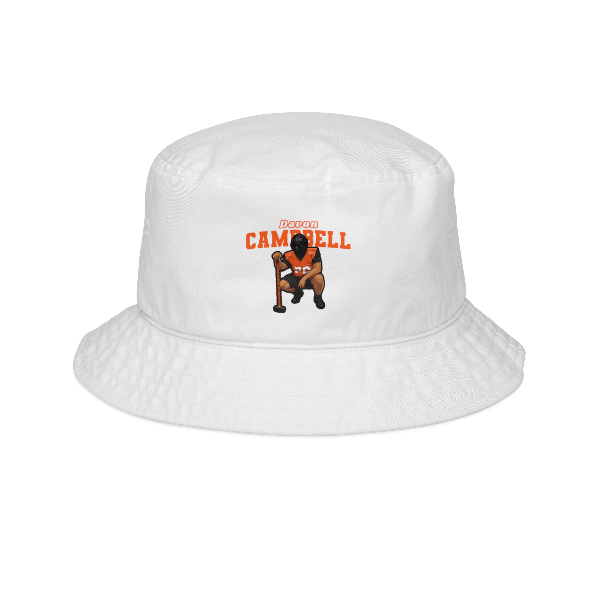 Bucket Hat — character_name_arch in White