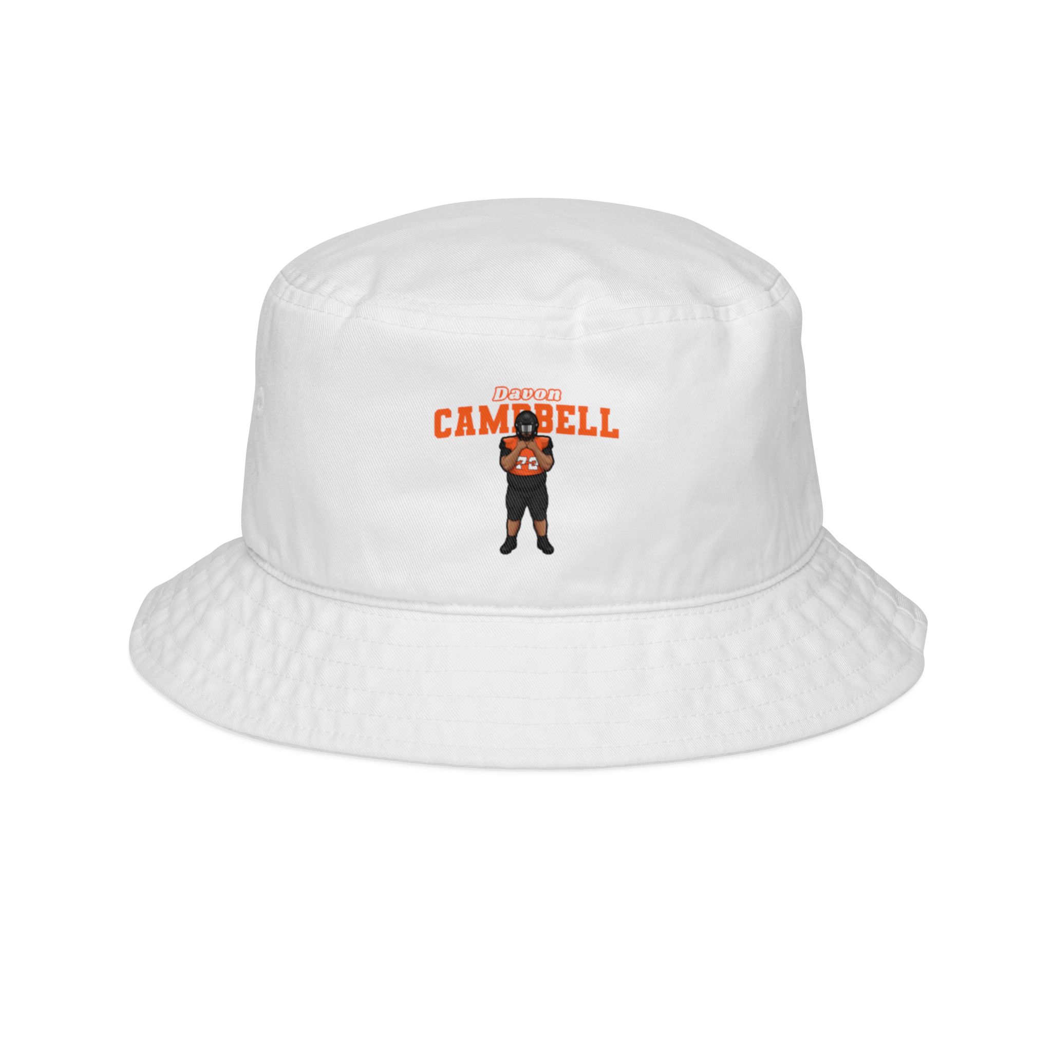 Bucket Hat — character_name_arch in White