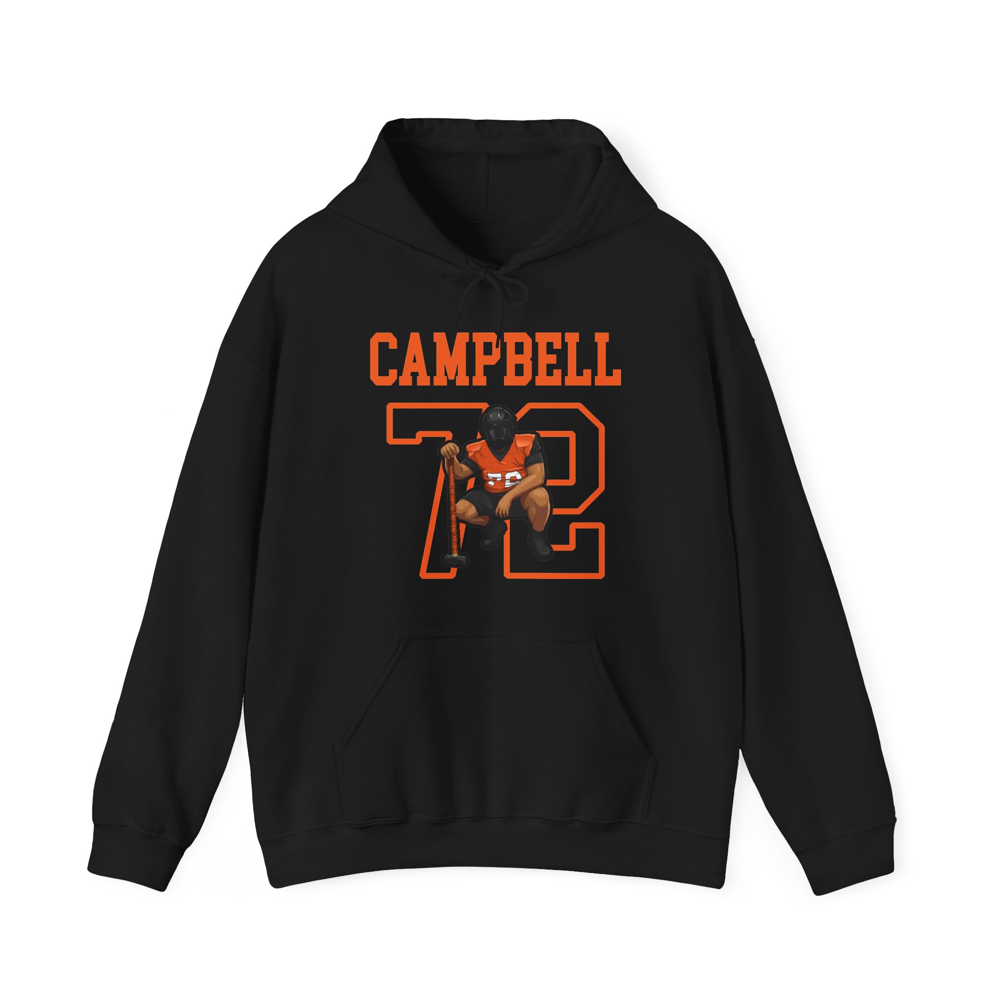 Hoodie — character_shirsey in Black