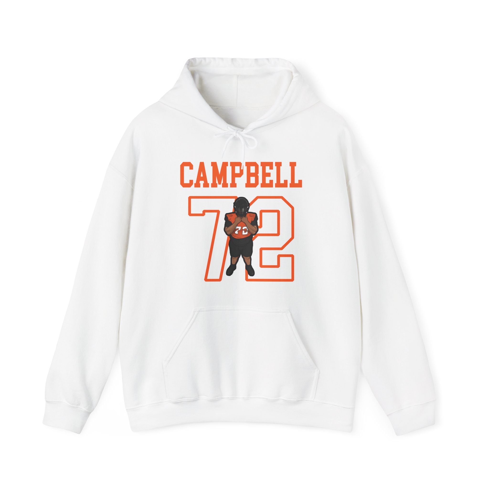 Hoodie — character_shirsey in White