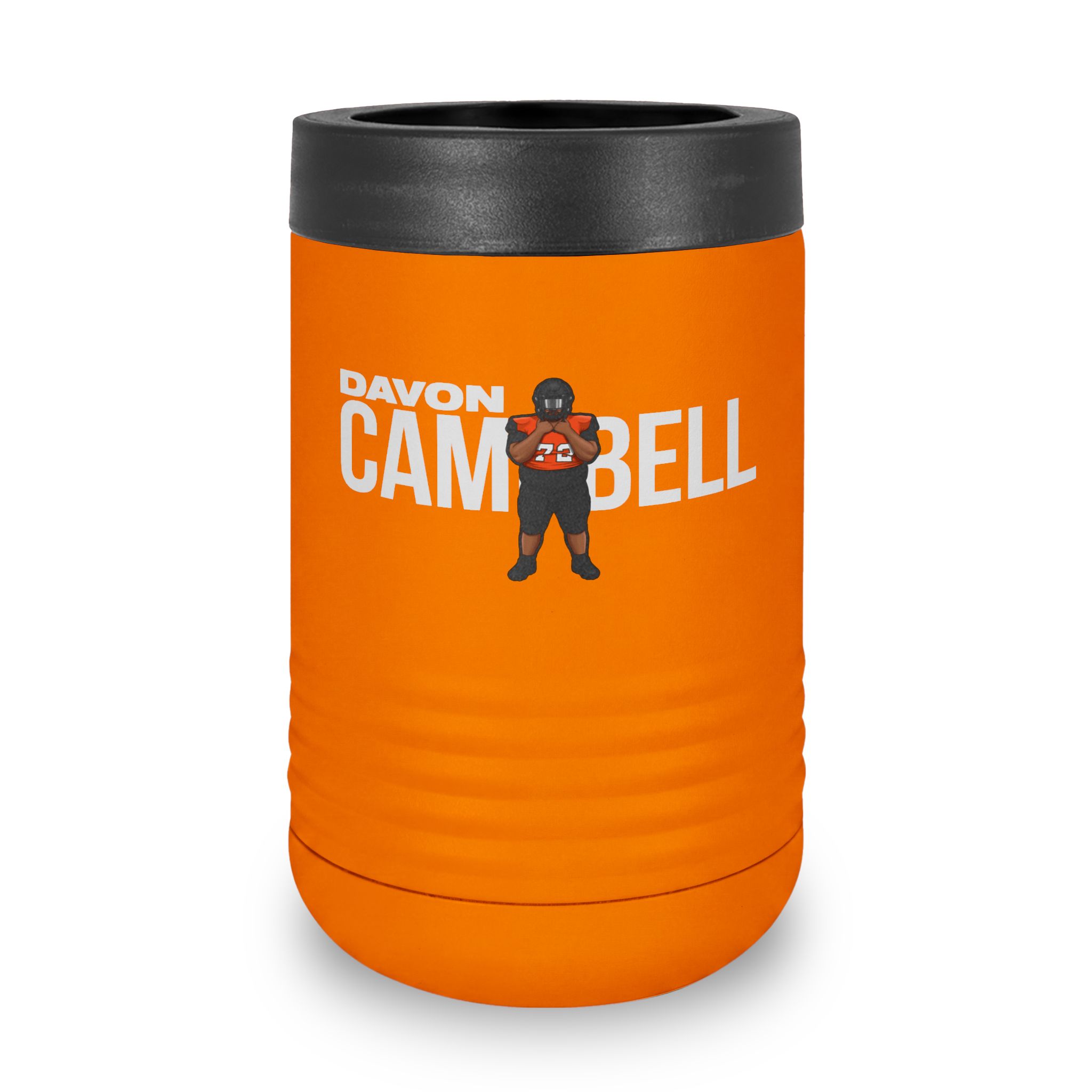 Stainless Can Cooler — character_player_name in Orange