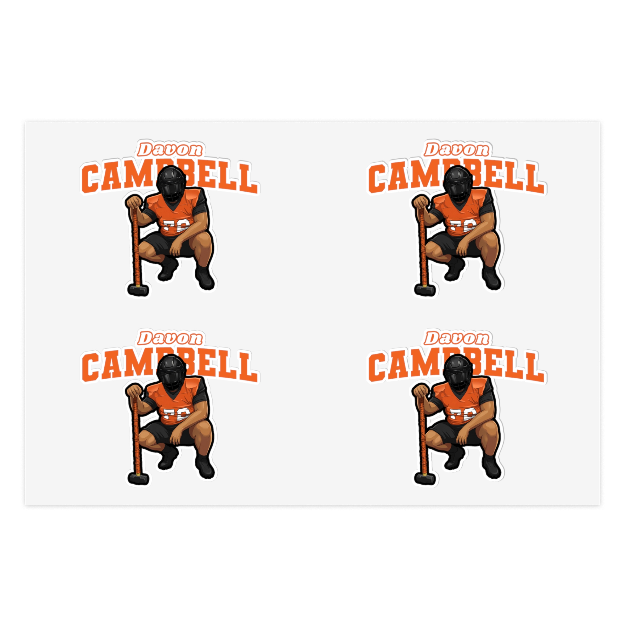 Sticker Sheet — character_name_arch in Classic