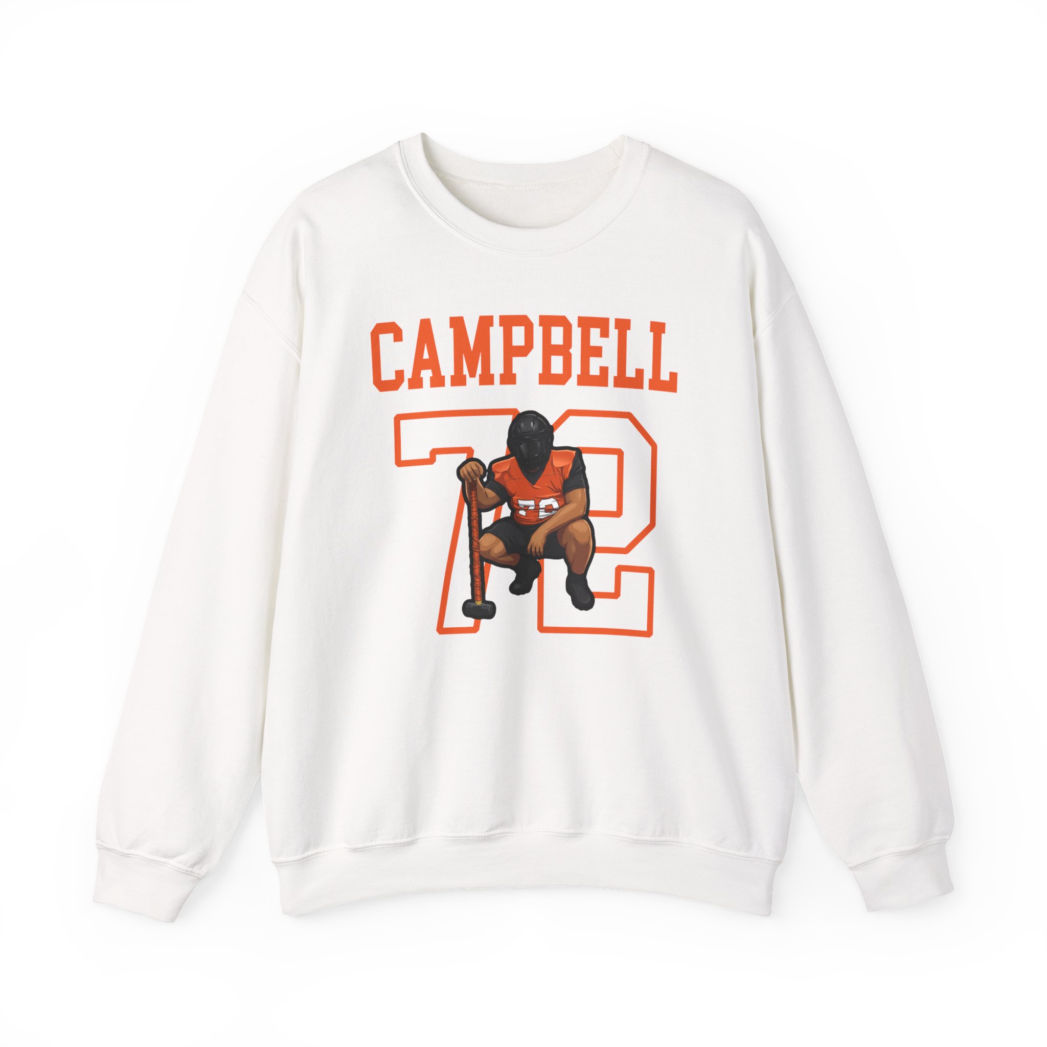 Crewneck Sweatshirt — character_shirsey in White