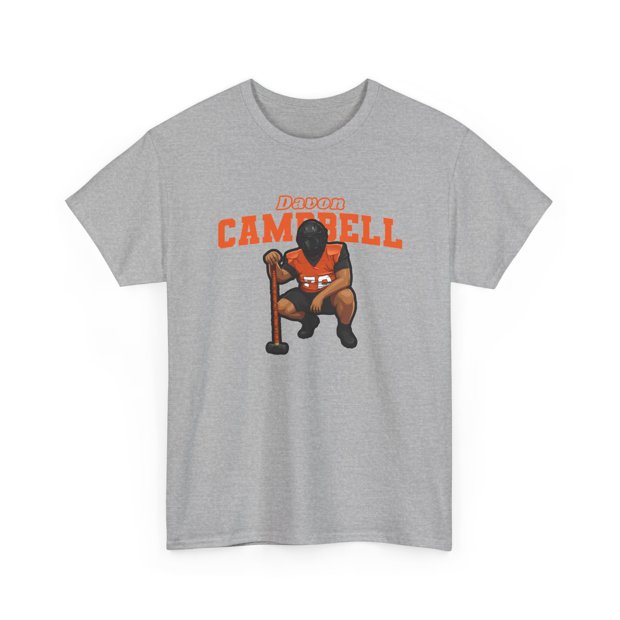 Tee — character_name_arch in Grey