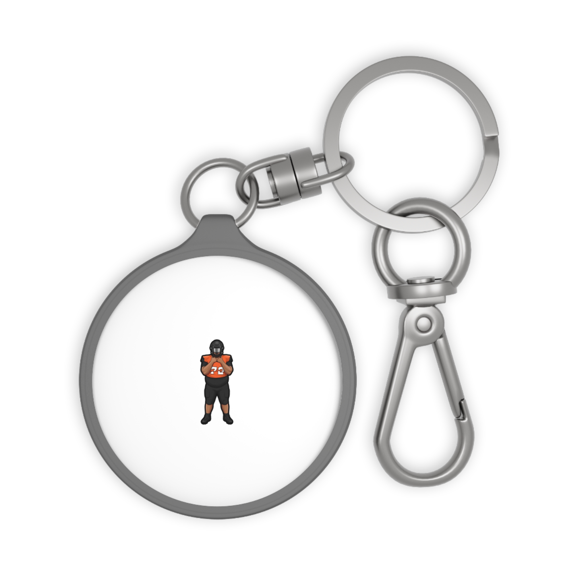 Keychain — character_player_name in Grey