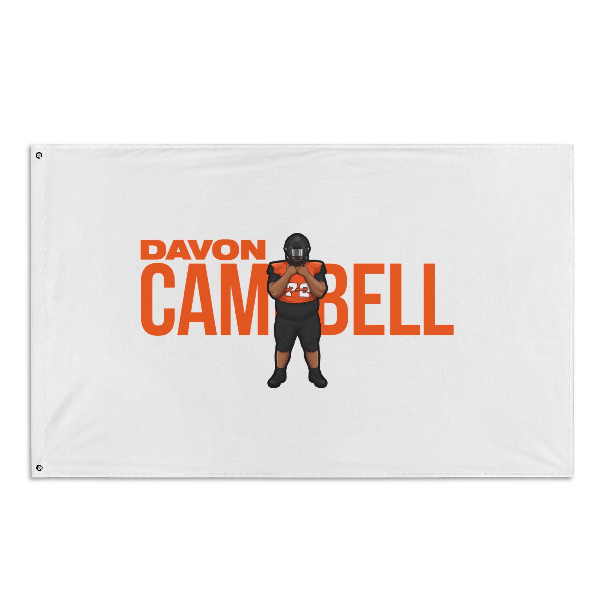 Flag (35 × 56 in) — character_player_name in Classic