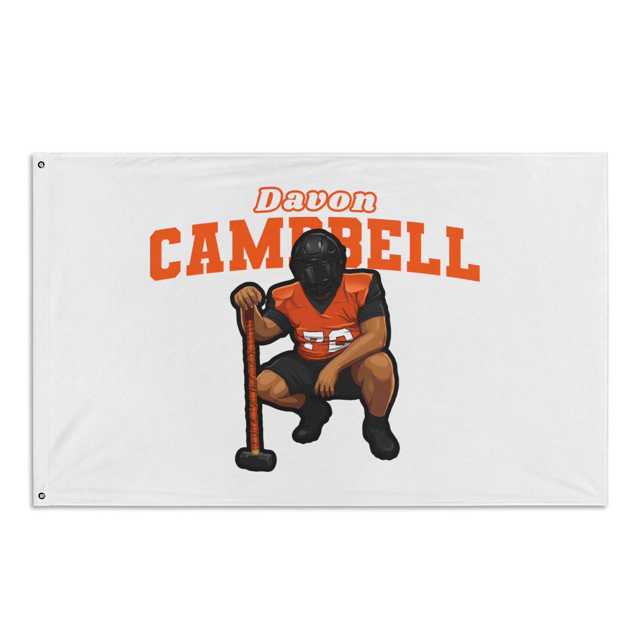 Flag (35 × 56 in) — character_name_arch in Classic