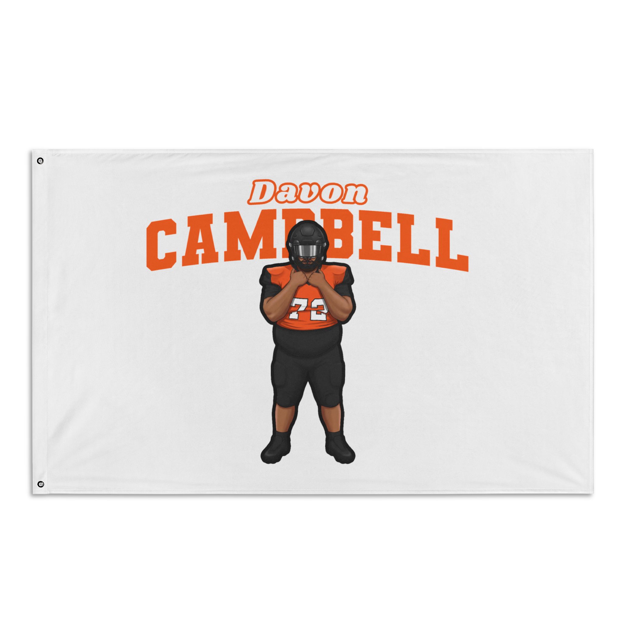 Flag (35 × 56 in) — character_name_arch in Classic