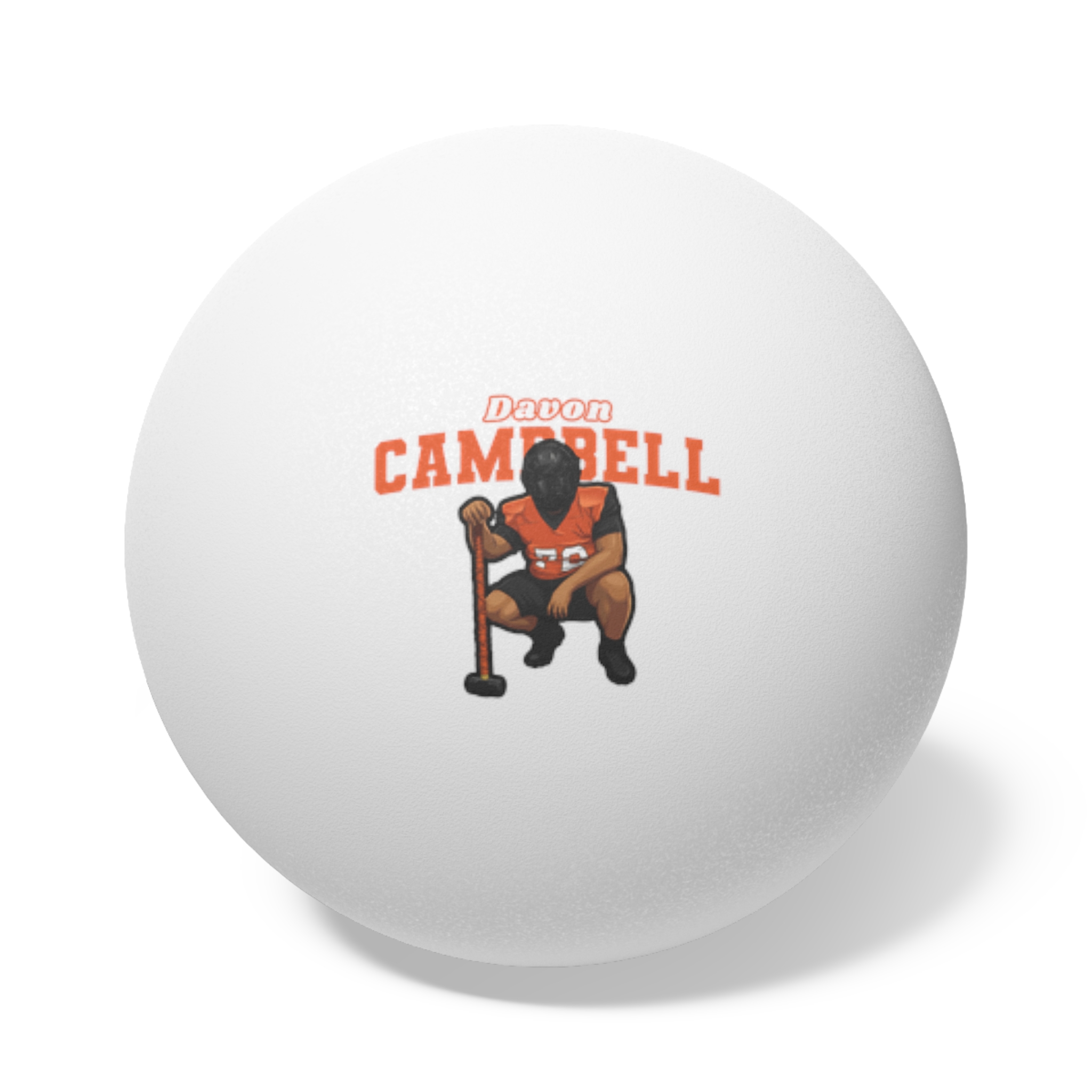 Ping Pong Balls, 6 pcs — character_name_arch in White