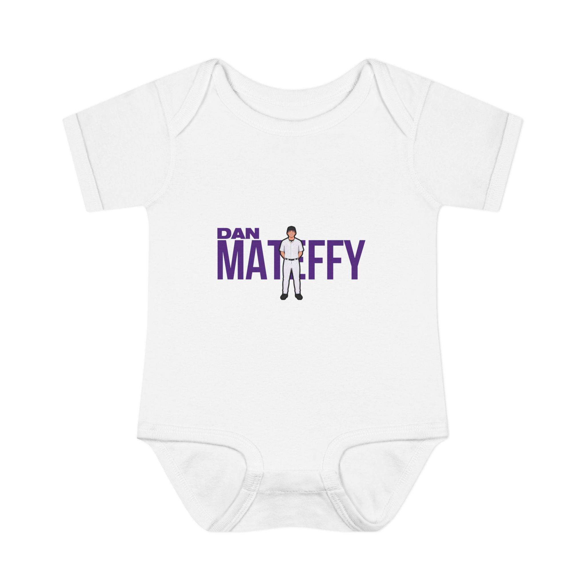 Baby Onesie — character_player_name in White