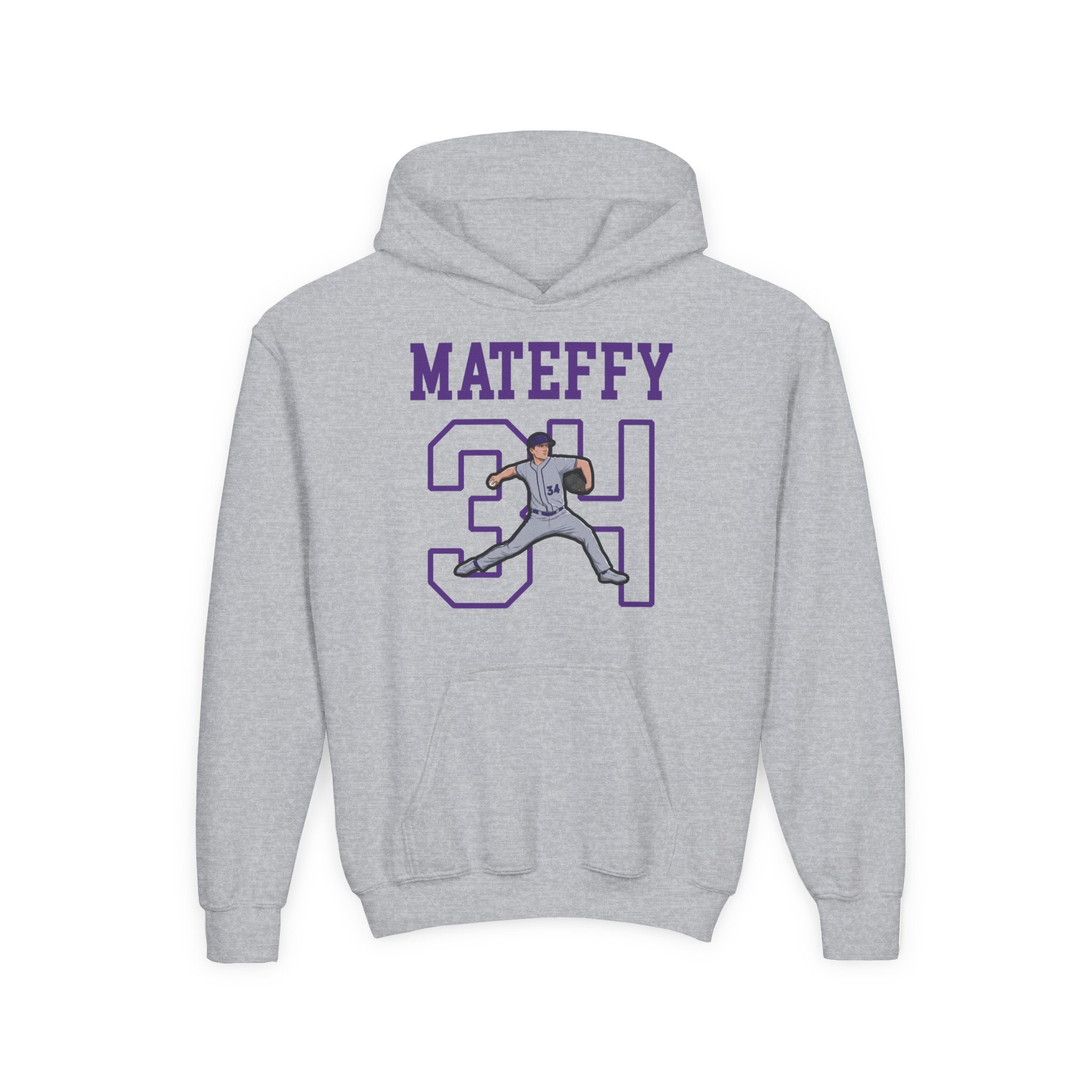 Youth Hoodie — character_shirsey in Grey