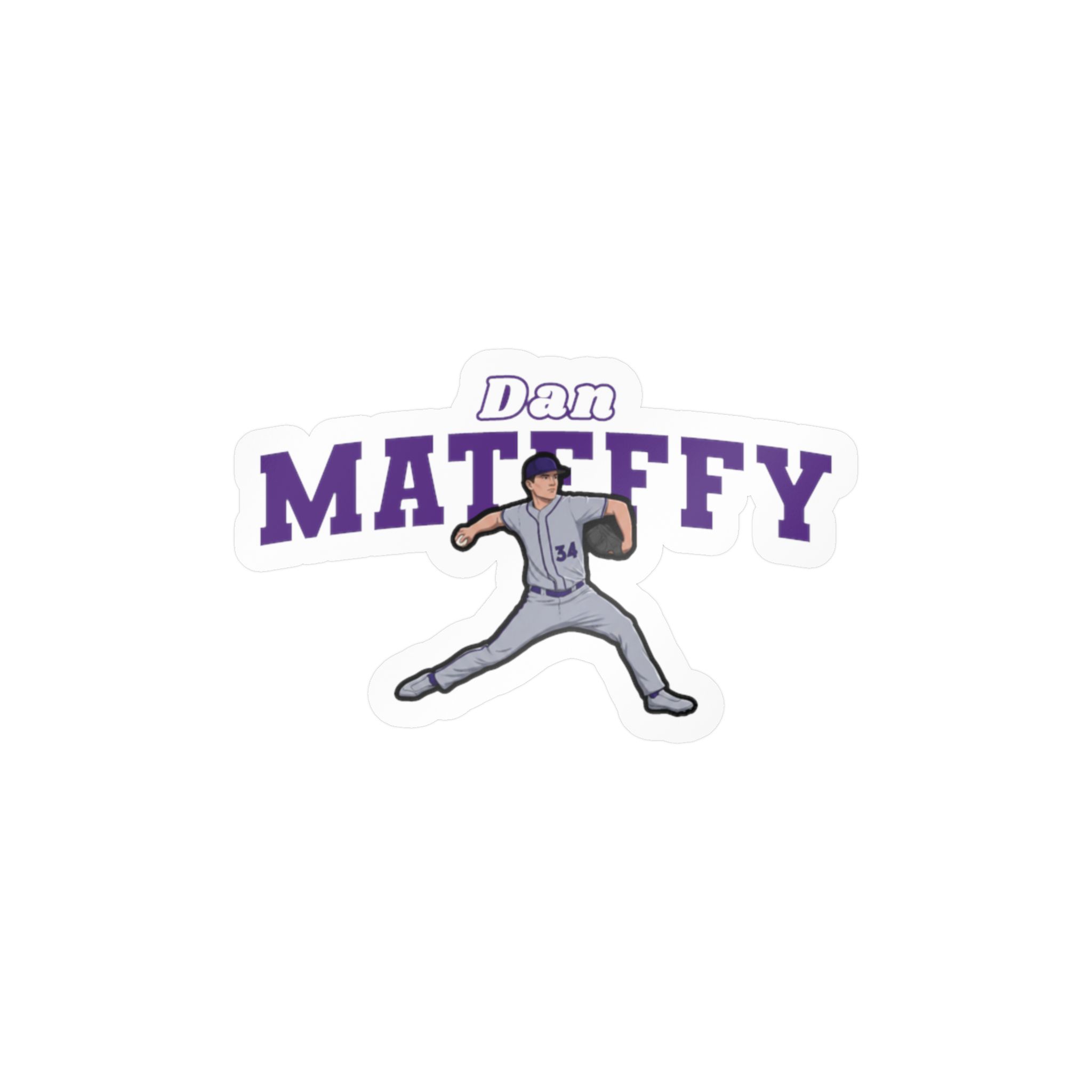 Vinyl Sticker — character_name_arch in Classic