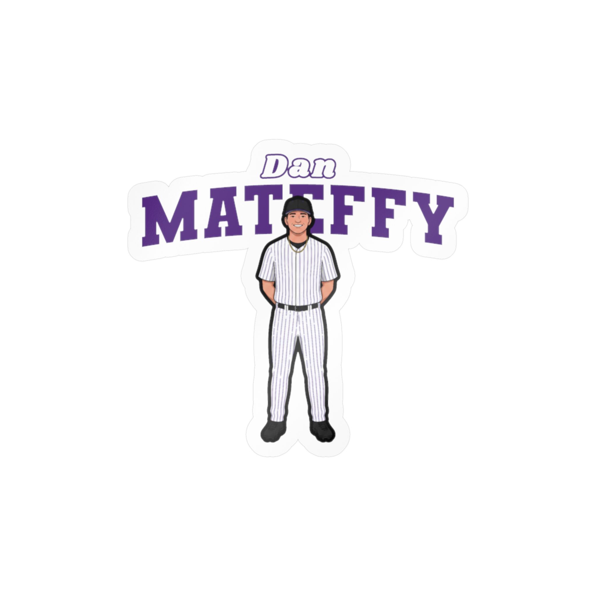 Vinyl Sticker — character_name_arch in Classic