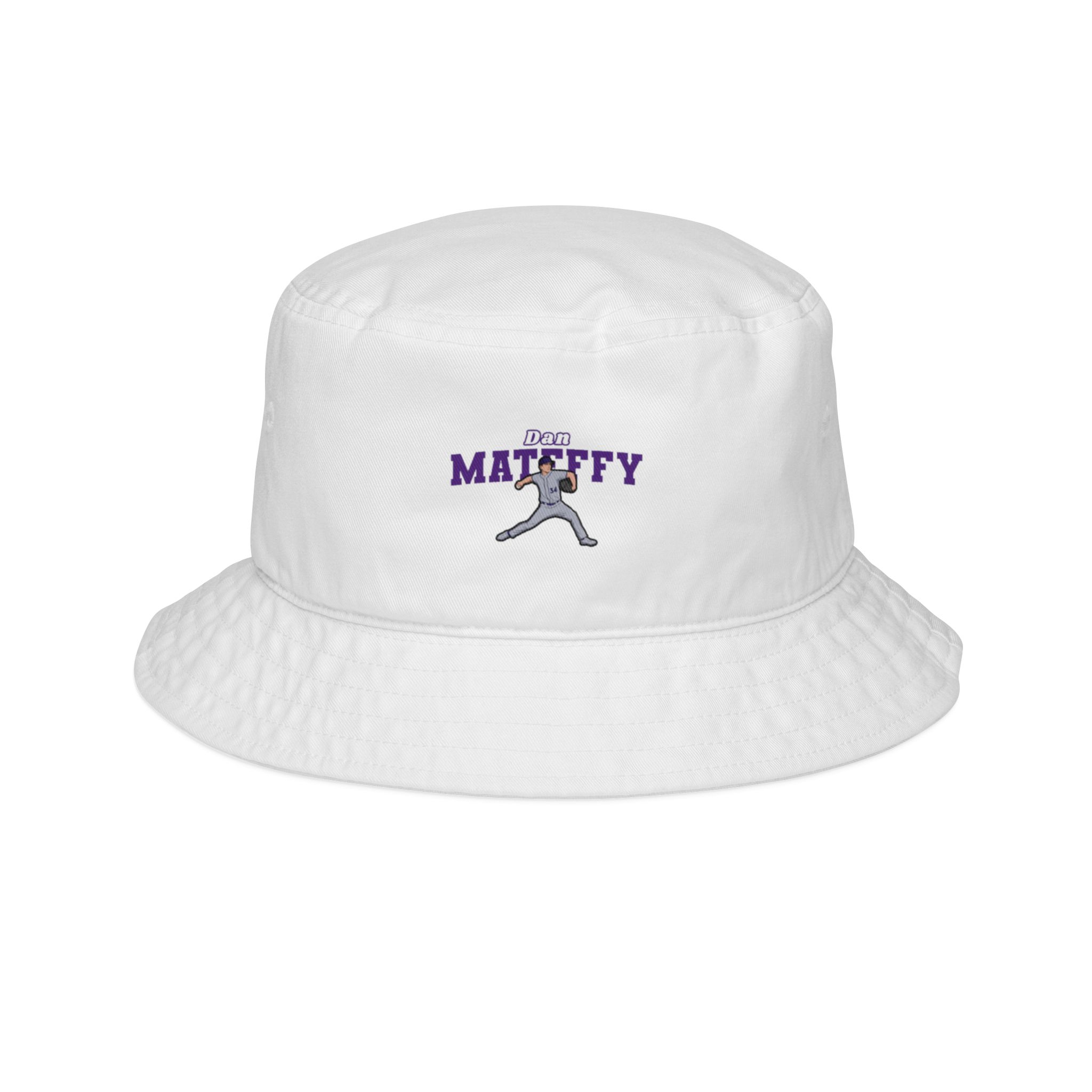Bucket Hat — character_name_arch in White