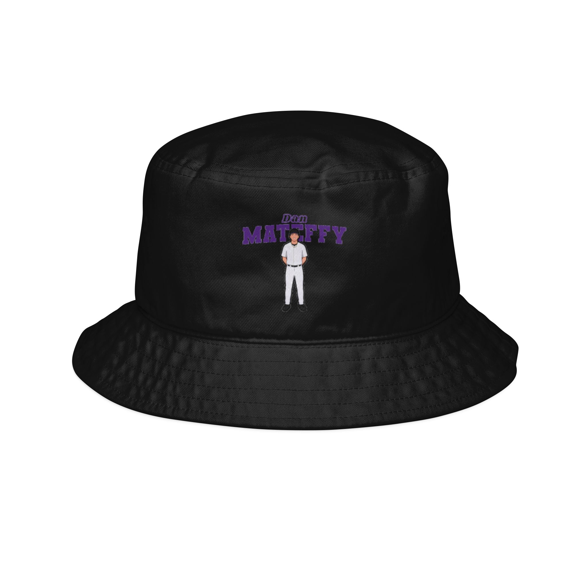 Bucket Hat — character_name_arch in Black