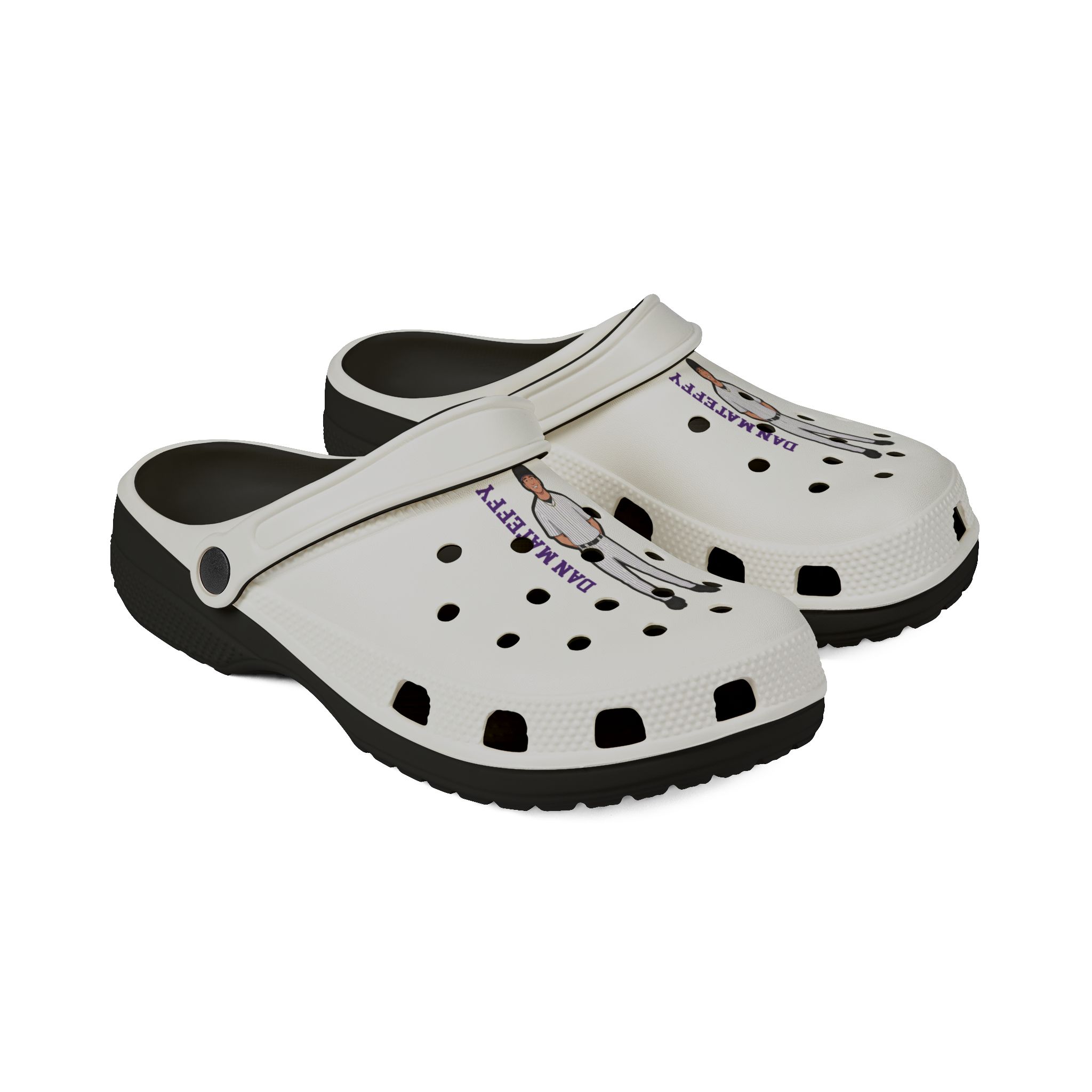 Rubber Clogs — character_name_vertical in Black