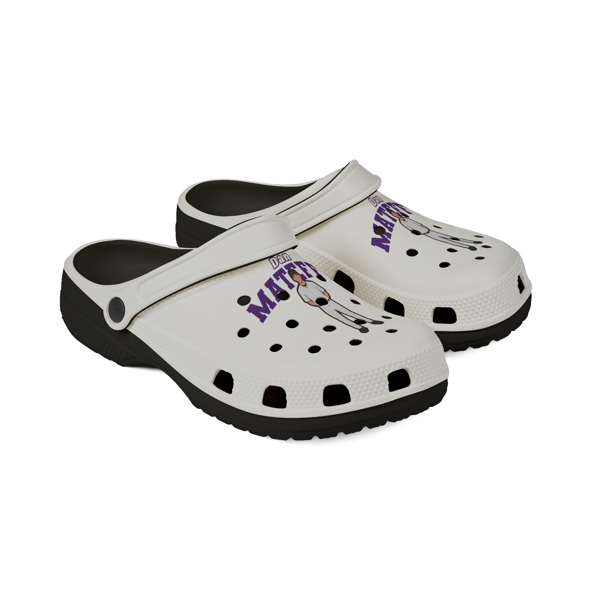 Rubber Clogs — character_name_arch in Black