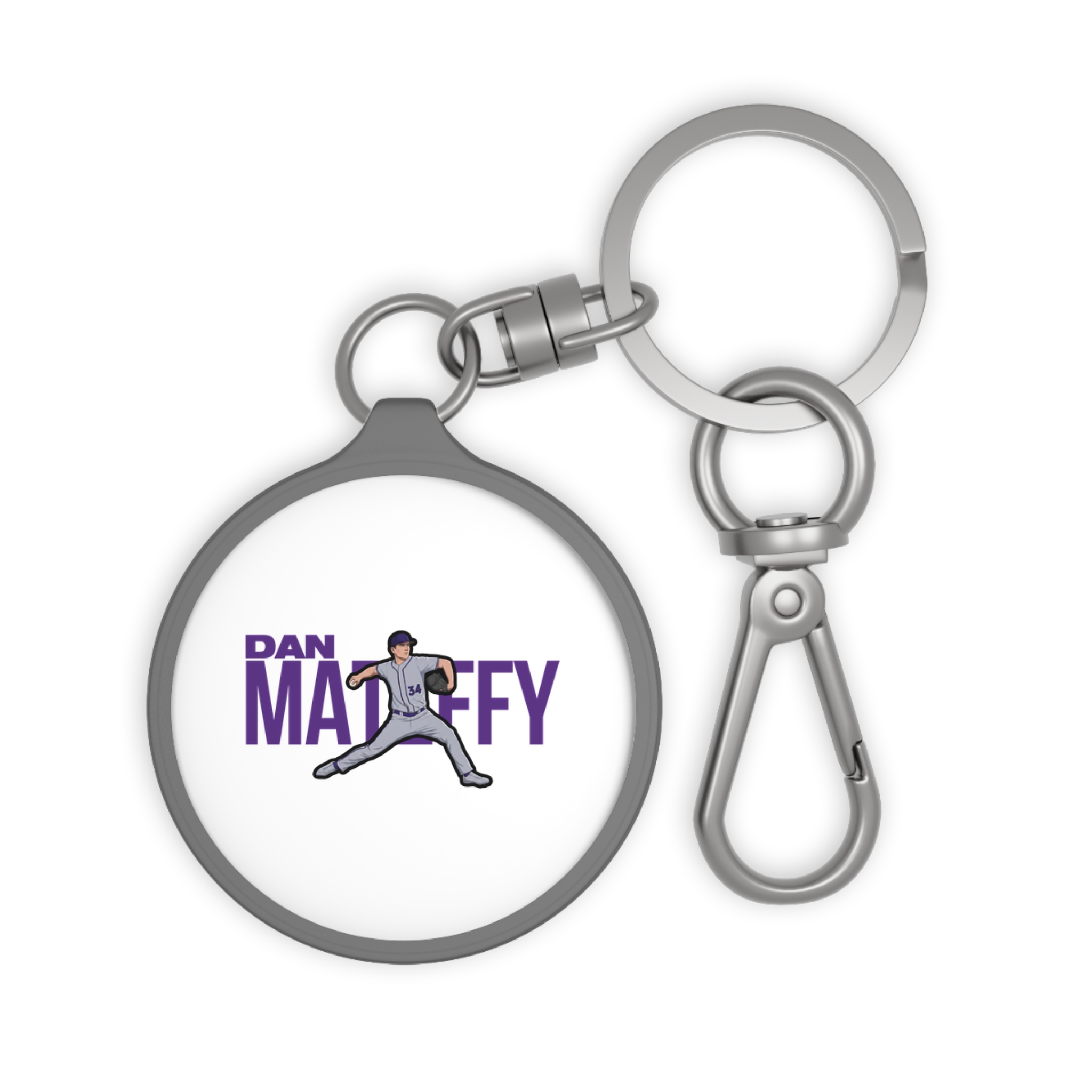 Keychain — character_player_name in Grey
