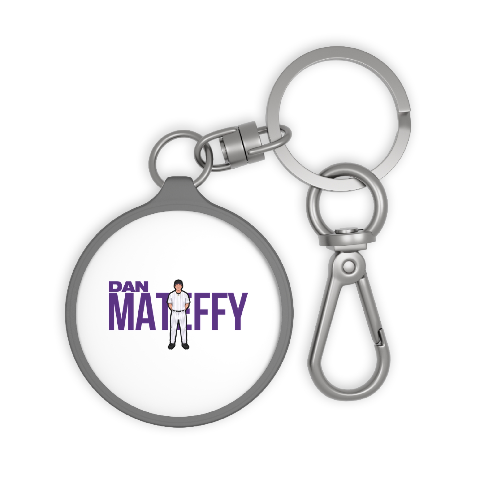 Keychain — character_player_name in Grey